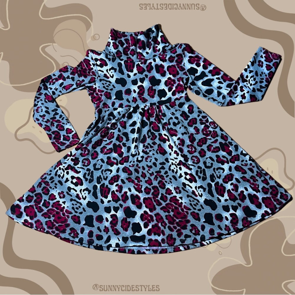 ISLE Apparel Leopard Print Dress